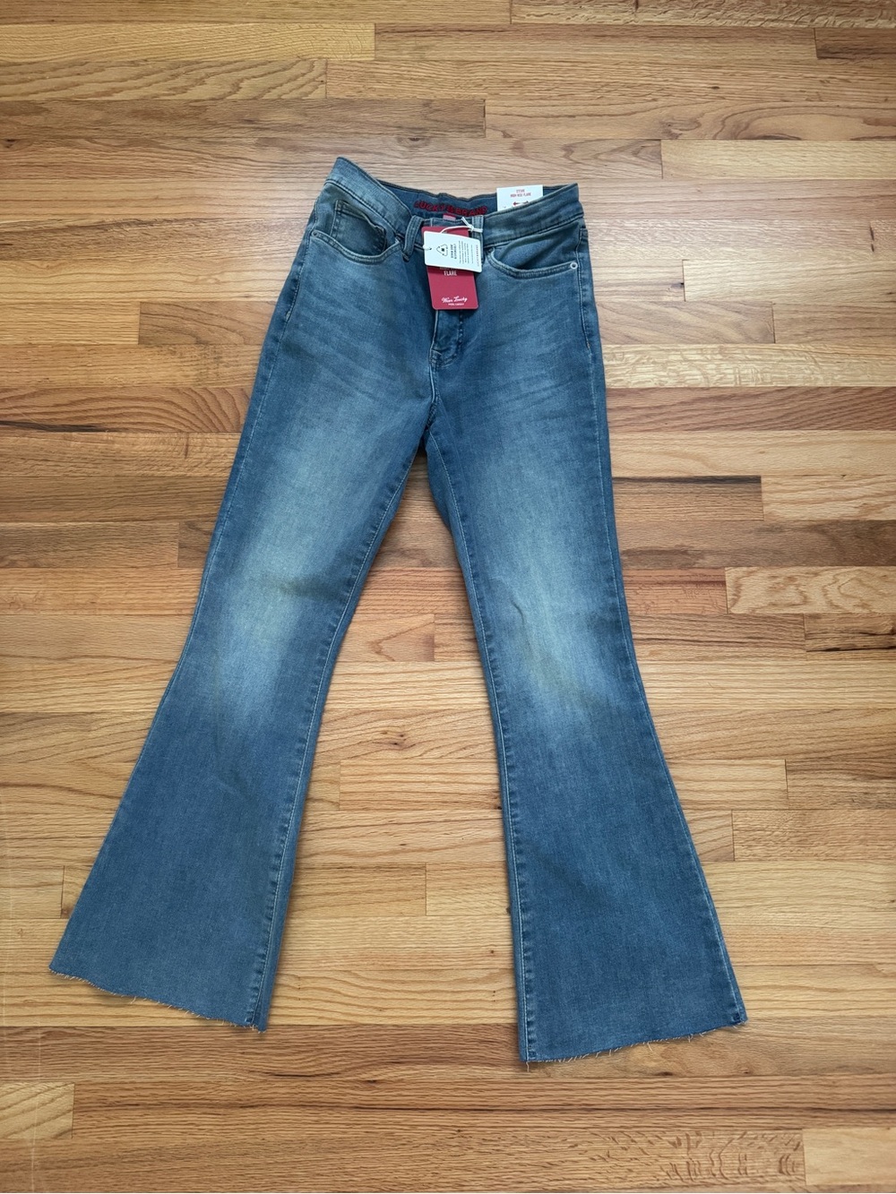 Lucky Brand Women's Blue Denim Jeans size 8/29 Ankle NWT Stevie High Rise Flare